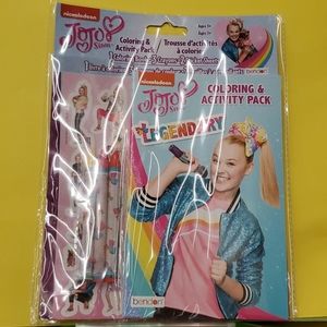 JoJo Siwa coloring and activity pack